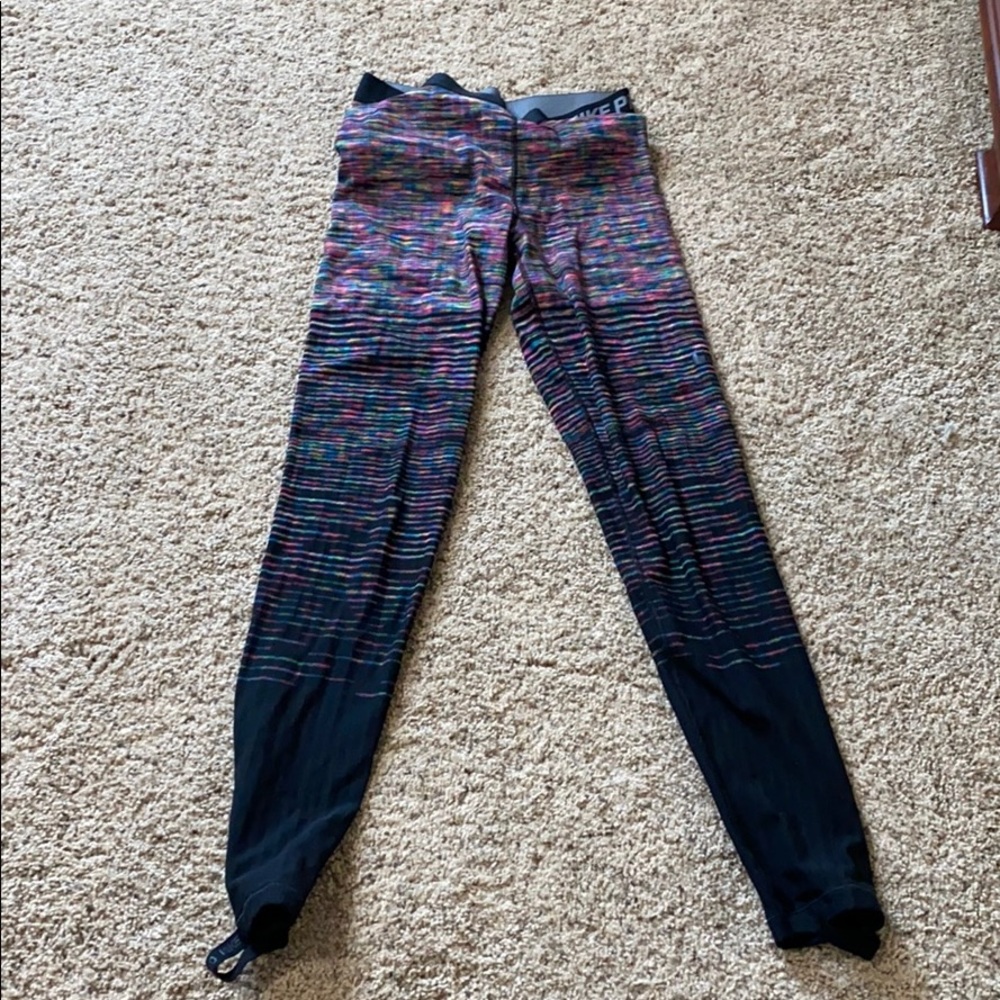 Colorful Nike Pro leggings
